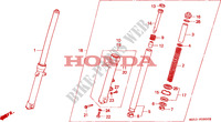 HORQUILLA DELANTERA para Honda VF 750 MAGNA 1997