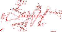 CADENA DE LEVA/TENSIONADOR para Honda VF 750 MAGNA 2002
