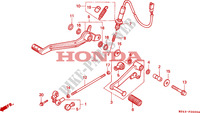 PEDAL para Honda NTV 650 REVERE 34CV 1997