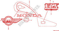 MARCA(3) para Honda SHADOW 600 VLX DELUXE 1994