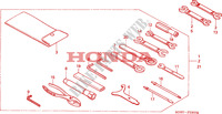 HERRAMIENTAS para Honda VT SHADOW 600 34HP Kumamoto factory 1999