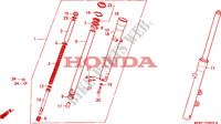 HORQUILLA DELANTERA para Honda SHADOW 600 VLX DELUXE 1998