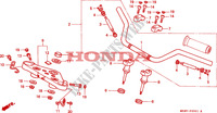 TUBERIA DE MANIJA/PUENTE SUPERIOR (2) para Honda SHADOW 600 VLX DELUXE 1999