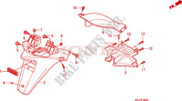 GUARDABARROS TRASERO para Honda S WING 125 FES ABS 2011