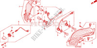 LUZ DE COMBINACION TRAS. para Honda S WING 125 FES ABS 2011
