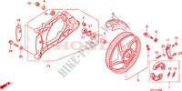 RUEDA TRASERA/BRAZO DE OSCILACION (SH125D/150D) para Honda SH 150 D REAR DRUM BRAKE 2ED 2009