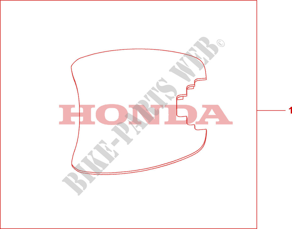 CARPETAS para Honda SH 125 REAR DISK BRAKE 2009