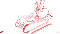 CADENA DE LEVA/TENSIONADOR para Honda PES 125 INJECTION SPORTY SPECIAL 2008