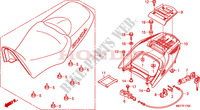 ASIENTO para Honda XL 1000 VARADERO ABS RED 2009