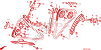 CADENA DE LEVA/TENSIONADOR para Honda XL 1000 VARADERO ABS YELLOW 2008 2009