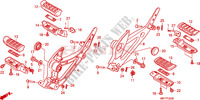 ESTRIBO para Honda XL 1000 VARADERO ABS RED 2009
