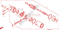MOTOR DE ARRANQUE para Honda XL 1000 VARADERO ABS RED 2009