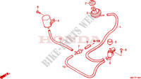SOLENOIDE DE CONTROL DE DERIVACION VALVULA para Honda XL 1000 VARADERO ABS RED 2009