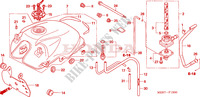 TANQUE DE COMBUSTIBLE (CBF600S6/SA6) para Honda CBF 600 CARENEE ABS 25KW 2006