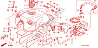 TANQUE DE COMBUSTIBLE (CBF600S8/SA8) para Honda CBF 600 FAIRING ABS 25KW 2008