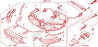 LUZ DE COMBINACION TRAS. para Honda CBF 1000 T ABS 2010