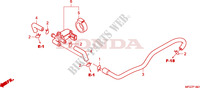 CONTROL INYECCION DE AIRE VALVULA para Honda CB 600 F HORNET ABS 34HP 2008
