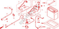 BATERIA para Honda FOURTRAX 420 RANCHER 4X4 Manual Shift 2010