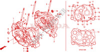 CARTER DE MOTOR para Honda FOURTRAX 420 RANCHER 4X4 PS RED 2010