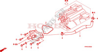 CUBIERTA DE BOMBA DE AGUA para Honda FOURTRAX 420 RANCHER 4X4 PS RED 2010