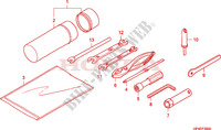 HERRAMIENTAS para Honda FOURTRAX 420 RANCHER 4X4 Manual Shift 2010