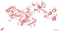 CARENADO PROTECCIÓN PIERNAS (FJS600A9 2KO/FJS600AB/DB) para Honda SILVER WING 600 ABS 2012