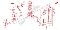 BOMBA DE FRENO TRASERA (CBF1000FA/FT/FS) para Honda CBF 1000 ABS 2012