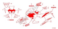 EMBLEMA/FLEJE (3) para Honda CBR 125 REPSOL 2012