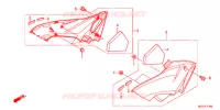 LIMPIADOR DE AIRE/CUBIERTA LATERAL para Honda CBR 600 F WHITE 2012