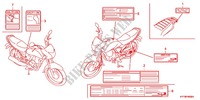 ETIQUETA DE PRECAUCION(1) para Honda ACE 125 CASTED WHEELS 2012