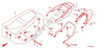 ASIENTO/CAPO TRASERO (2) para Honda ACE 125 CASTED WHEELS 2012