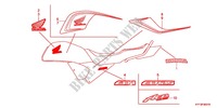 EMBLEMA/FLEJE (2) para Honda ACE 125 RADIOS RUEADA 2012
