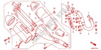 SILENCIADOR DE ESCAPE (CRF250RB/C/D) para Honda CRF 250 R 2012