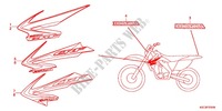 EMBLEMA/FLEJE (CRF250X8/9/B/C) para Honda CRF 250 X 2012