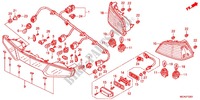 LUZ DE COMBINACION TRAS. (GL1800C/D) para Honda GL 1800 GOLD WING ABS AIRBAG 2012