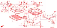 CUBIERTA DELANTERA/LIMPIADOR DE AIRE para Honda GL 1800 GOLD WING ABS AIRBAG NAVI 2012