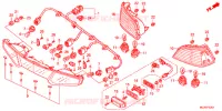 LUZ DE COMBINACION TRAS. (GL1800C/D) para Honda GL 1800 GOLD WING ABS AIRBAG NAVI 2012