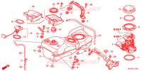 TANQUE DE COMBUSTIBLE para Honda GL 1800 GOLD WING ABS AIRBAG NAVI 2012