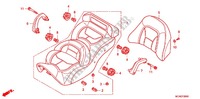 ASIENTO SIMPLE(2) para Honda GL 1800 GOLD WING ABS AIRBAG NAVI 2012