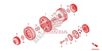 EMBRAGUE para Honda INTEGRA 700 35KW 2012