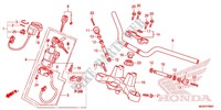 TUBERIA DE MANIJA/PUENTE SUPERIOR (2) para Honda NC 700 ABS 35KW 2012
