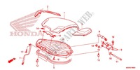 CUBIERTA DE PORTAEQUIPAJE para Honda NC 700 ABS 35KW 2012