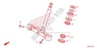 VASTAGO DE DIRECCION/PUENTE SUPERIOR para Honda NC 700 ABS 35KW 2012