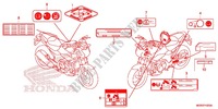 ETIQUETA DE PRECAUCION(1) para Honda NC 700 ABS DCT 35KW 2012