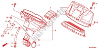 CUBIERTA DELANTERA/LIMPIADOR DE AIRE para Honda NC 700 X ABS 35KW 2012