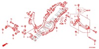 CUERPO DE BASTIDOR para Honda SH 125 R BLANC SPECIAL 3F 2012