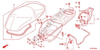 ASIENTO/CAJA DE EQUIPAJE para Honda SH 300 ABS BRONZE 2012