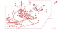 LUZ DE COMBINACION TRAS. para Honda SH 300 R ABS BLANC TYPE F 2012