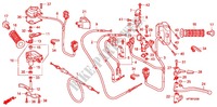 PALANCA DE MANIJA/INTERRUPTOR/CABLE(1) para Honda FOURTRAX 420 RANCHER 4X4 AT 2012