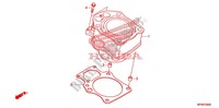 CILINDRO para Honda FOURTRAX 420 RANCHER 4X4 Electric Shift 2012